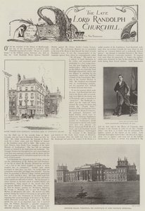 El difunto Lord Randolph Churchill