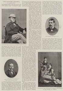 El difunto Lord Randolph Churchill de English Photographer