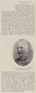 El difunto Lord William Beresford, VC, anteriormente coronel de los 9º lanceros de English Photographer