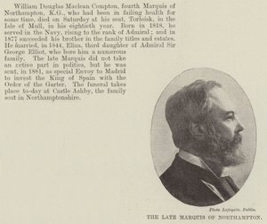 El fallecido Marqués de Northampton