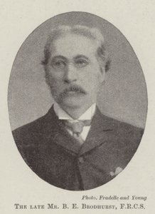 El difunto Sr. B E Brodhurst, FRCS de English Photographer