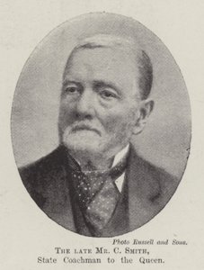 El difunto Sr. C. Smith, Cochero del Estado de la Reina de English Photographer