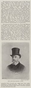 El difunto Sr. Edmund Yates de English Photographer
