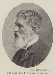 El difunto Sr. F Turner Palgrave de English Photographer