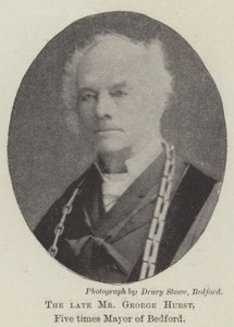 El difunto Sr. George Hurst, cinco veces alcalde de Bedford