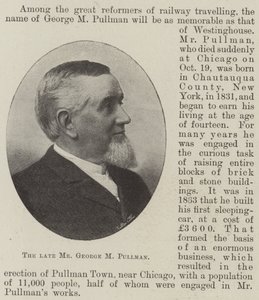 El difunto Sr. George M Pullman de English Photographer