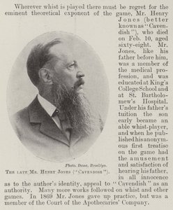 El difunto Sr. Henry Jones (Cavendish) de English Photographer