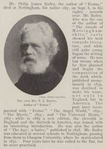 El difunto Sr. P J Bailey, autor de Festus de English Photographer