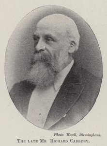 El difunto Sr. Richard Cadbury de English Photographer