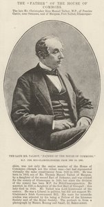 El difunto Sr. Talbot, Padre de la Cámara de los Comunes, MP por Mid-Glamorganshire de 1830 a 1890 de English Photographer