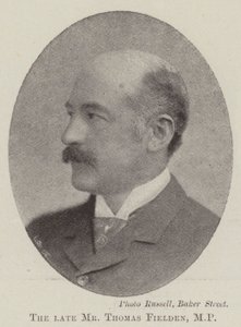 El difunto Sr. Thomas Fielden, MP de English Photographer