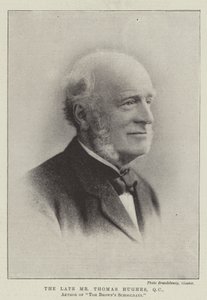 El fallecido Sr. Thomas Hughes, QC, Autor de Los Días de Escuela de Tom Brown de English Photographer