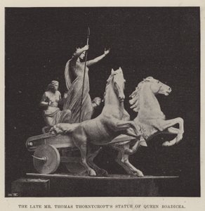 La Estatua de la Reina Boadicea del Sr. Thomas Thornycroft de English Photographer