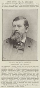 El difunto Sr. William Burgess, Piscicultor y Naturalista