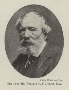 El difunto Sr. William C. T. Dobson, RA de English Photographer