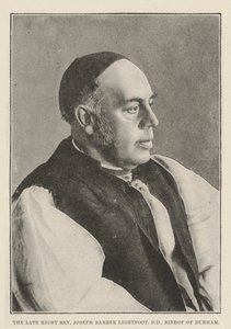 El difunto reverendo Joseph Barber Lightfoot, DD, obispo de Durham de English Photographer