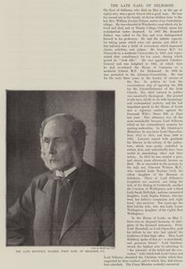 El difunto Roundell Palmer, Primer Conde de Selborne, PC de English Photographer