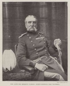 El difunto Sir Andrew Clarke, agente general para Victoria de English Photographer