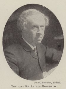 El Difunto Sir Arthur Blomfield de English Photographer