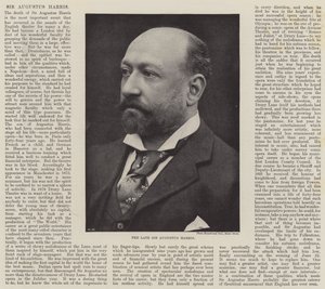 El Difunto Sir Augustus Harris de English Photographer