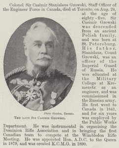 El difunto Sir Casimir Gzowski de English Photographer