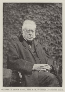 El difunto Sir George Biddell Airy, KCB, anteriormente Astrónomo Real de English Photographer