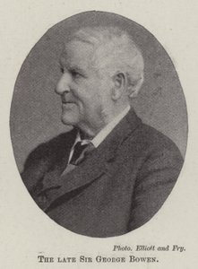 El fallecido Sir George Bowen de English Photographer