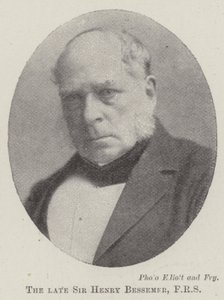 El difunto Sir Henry Bessemer, FRS de English Photographer