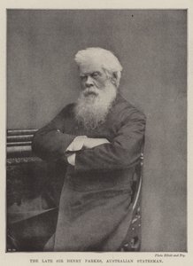 El Difunto Sir Henry Parkes, Estadista Australiano de English Photographer