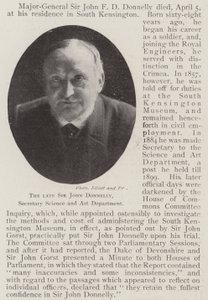 El difunto Sir John Donnelly, secretario del Departamento de Ciencia y Arte de English Photographer