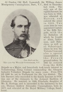 El difunto Sir William Cunninghame, VC de English Photographer