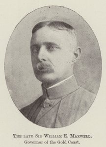 El difunto Sir William E Maxwell, gobernador de la Costa de Oro de English Photographer