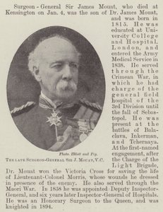 El fallecido Cirujano General Sir J Mouat, VC de English Photographer