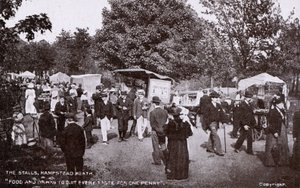Los puestos en Hampstead Heath