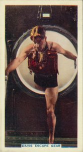 Esta era mecanizada: Aparato de escape del submarino Davis (foto en color)