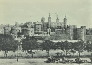 Torre de Londres, Tower Hill, 1890 de English Photographer