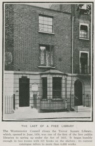 Biblioteca de Trevor Square, Westminster de English Photographer