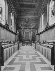 Capilla del Trinity College (foto en blanco y negro) de English Photographer