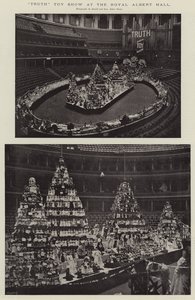 Exposición de juguetes de la verdad en el Royal Albert Hall de English Photographer