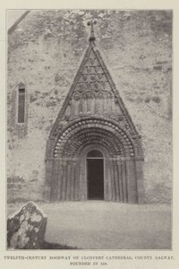 Puerta del siglo XII de la catedral de Clonfert, condado de Galway, fundada en 558