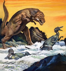 Tiranosaurio Rex, de "En busca de los dinosaurios".