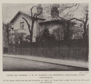 Bajo el martillo, la antigua residencia de J M W Turner, Sandycombe Lodge, Twickenham