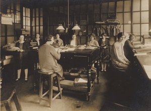 Obra de ingeniería inglesa sin identificar, principios del siglo XX (foto en b/n)