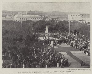 Inauguración de la estatua de la Reina en Durban el 19 de abril