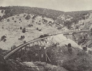 Viaducto en el Ferrocarril de Adelaida a Melbourne de English Photographer