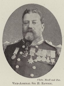 Vicealmirante Sir H Rawson de English Photographer