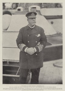 Vicealmirante Sir Henry Frederick Stephenson, KCB, el oficial naval que, en caso de guerra, jugaría un papel muy prominente en nuestra defensa nacional de English Photographer