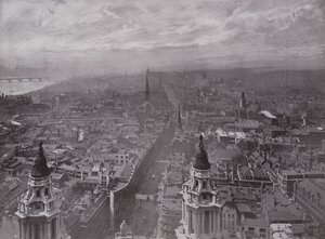 Vista desde St Pauls, mirando al oeste de English Photographer