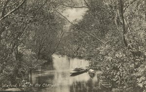 Vista del río Cherwell, Oxford, Oxfordshire de English Photographer