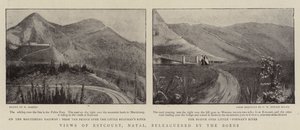 Vistas de Estcourt, Natal, asediado por los Bóers